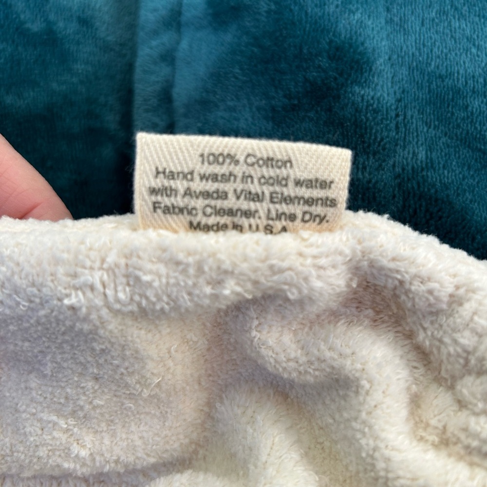 AVEDA Cream Terry Drawstring Pouch - Picture 6 of 8
